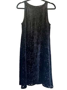 Eileen Fisher Black Velvet Burnout Shell